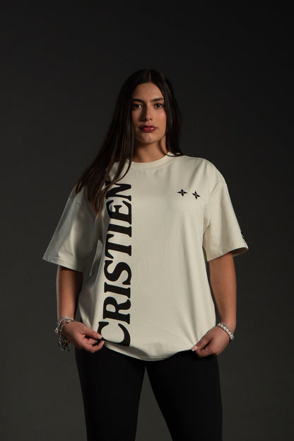 Playera off white // La Promesa
