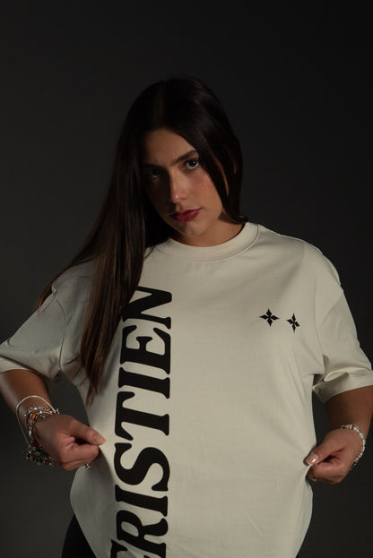 Playera off white // La Promesa